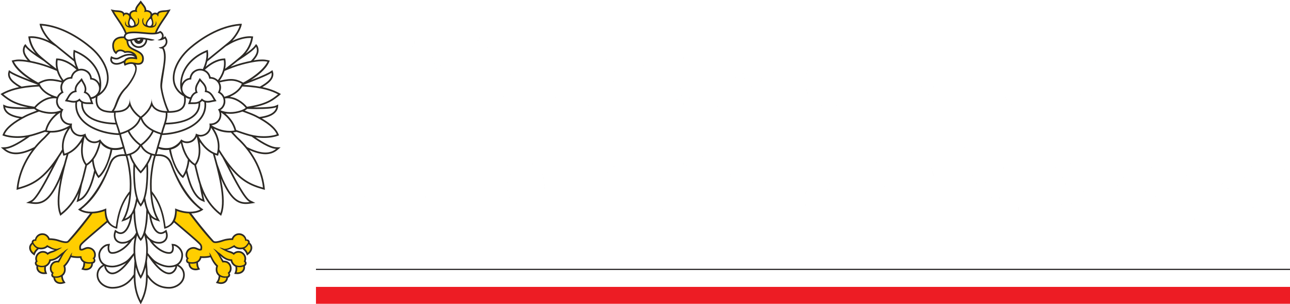 Logo Ministerstwa Nauki i Szkolnictwa Wyższego z wizerunkiem orła i biało-czerwoną linią